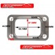  Metall Dichtung 4 loch T3 Flange Turbolader z.b GT3076 GT35 T70 T71 Garrett Turbolader